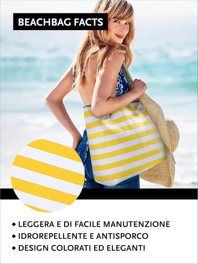 Detalle 2 de DonDon DonDon Grande shopper idrorepellente 58x38x18