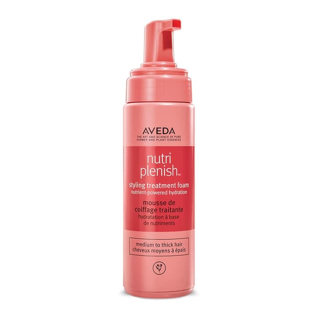Detalle de Aveda Nutriplenish Styling Treatment Foam – Schaumfestiger mit leichtem Halt für mittleres bis dickes Haar