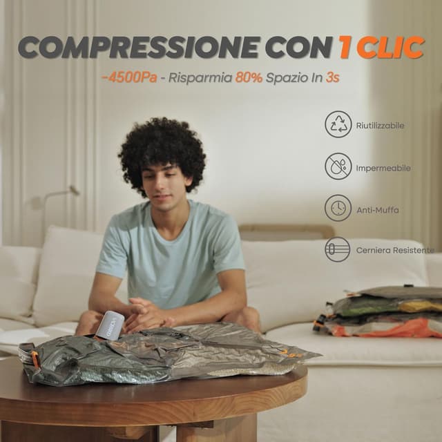 Detalle 1 de Vacbird Vacbird sacchetti sottovuoto vestiti 20