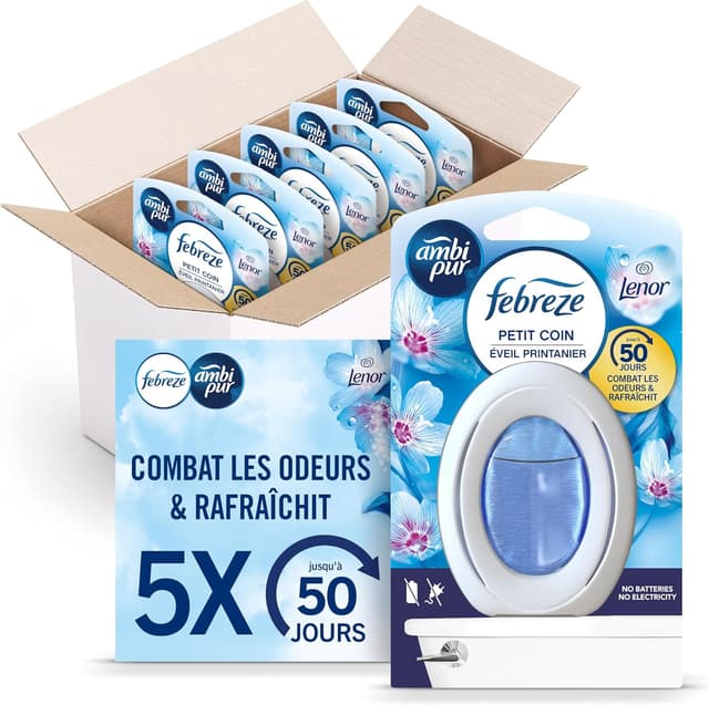 Imagen de Febreze Petit Coin Désodorisant WC 7,5 ml ×5 — 50 jours en OfertitasTOP