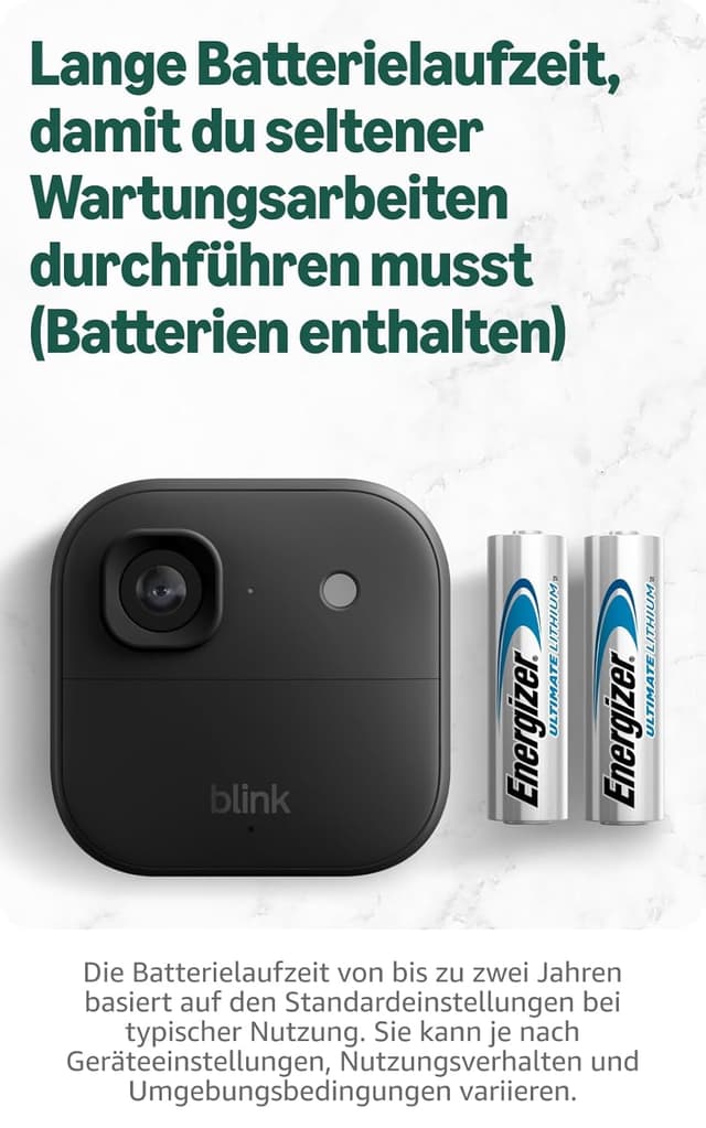 Thumbnail 6 de Blink Außenkamera 2K+ (neueste Generation) – kabellose Sicherheitskamera mit 2K-Video und Sync-Basismodul (3-Kamera-System, Schwarz)