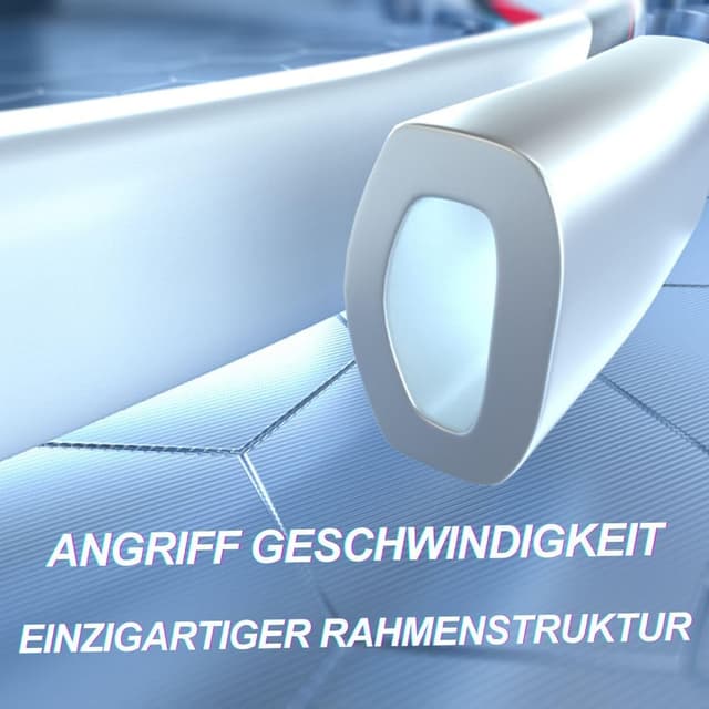 Detalle de A1 TAAN Kawasaki Badmintonschläger-Set Graphit (2 Schläger) inkl. 3 Federbälle, Griffbänder & Schlägertasche