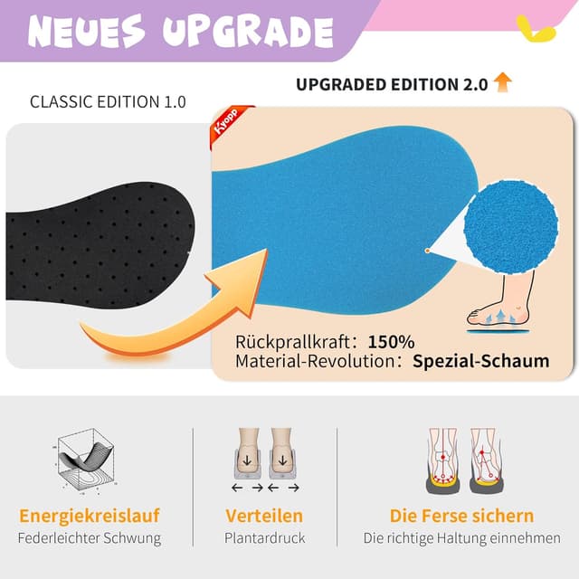 Detalle de Kyopp Kinder Barfußschuhe mit Klett, rutschfest