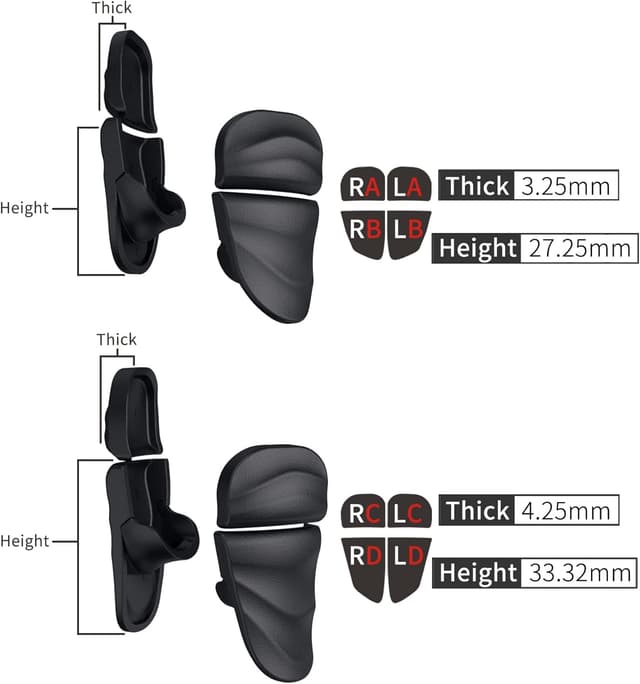 Detalle de playvital DUNE Tasti Trigger Stop per PS5