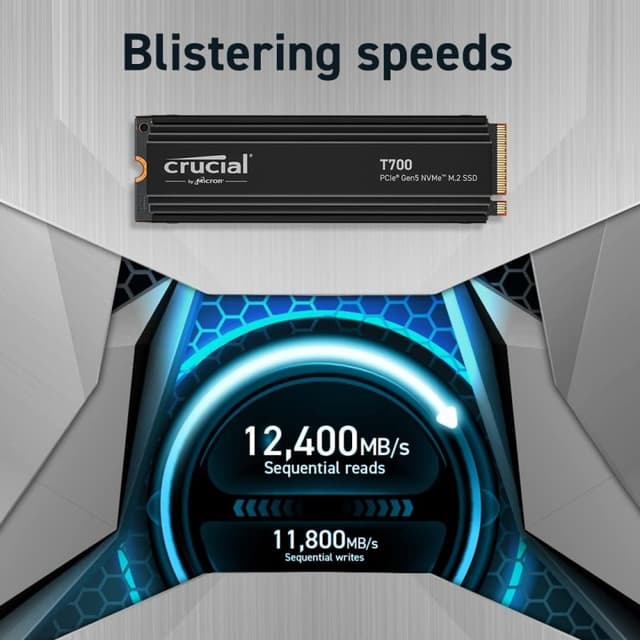 Thumbnail 3 de Crucial T700 SSD 4 TB PCIe Gen5 NVMe