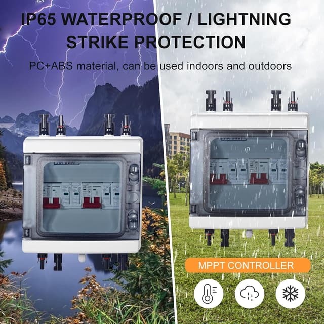 Detalle 2 de HENYEER protezione sovratensioni PV 40 A