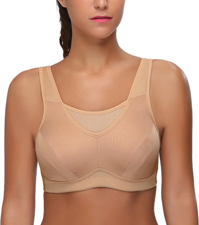 Detalle 1 de Wingslove Damen Sport-BH mit Vollabdeckung