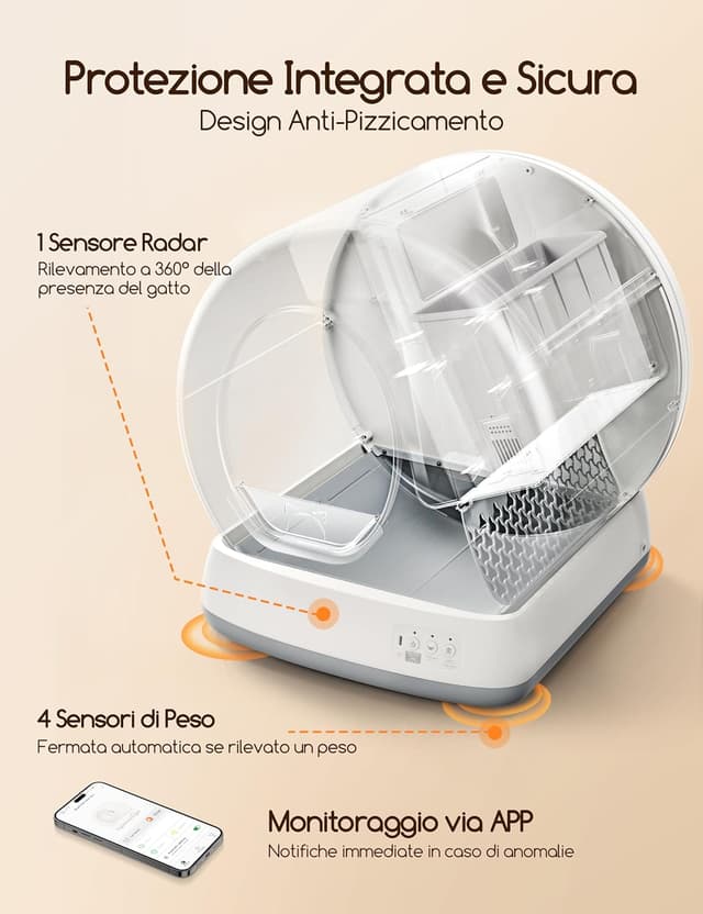 Thumbnail 4 de MeoWant Lettiera Gatto Autopulente 57,6L 🐱