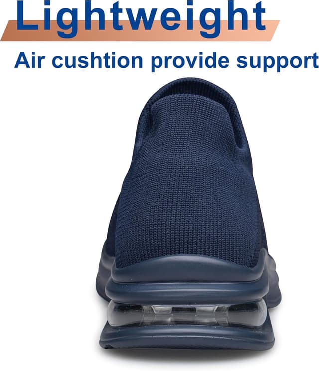 Detalle de Womens Slip On Trainers Walking Shoes – Non-slip, breathable workout & walking trainers