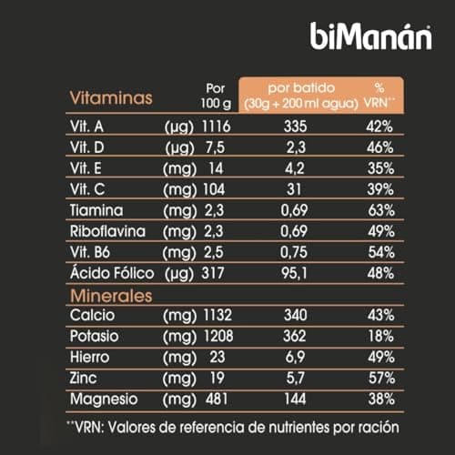 Thumbnail 6 de BiManán Batido Cacao Avellanas 49% 🥤