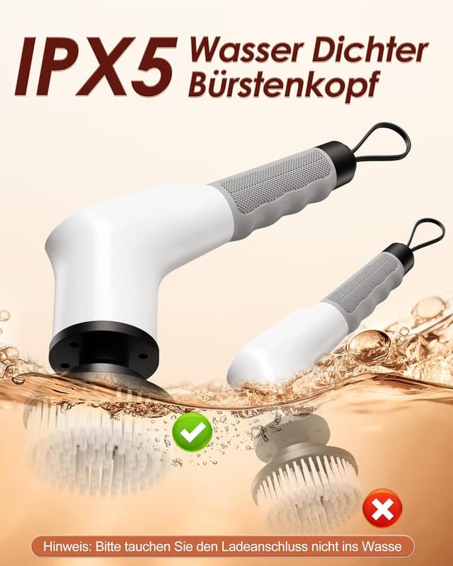 Thumbnail 6 de Elektrische Reinigungsbürste 8-in-1 verstellbarer Griff 🧼⚠