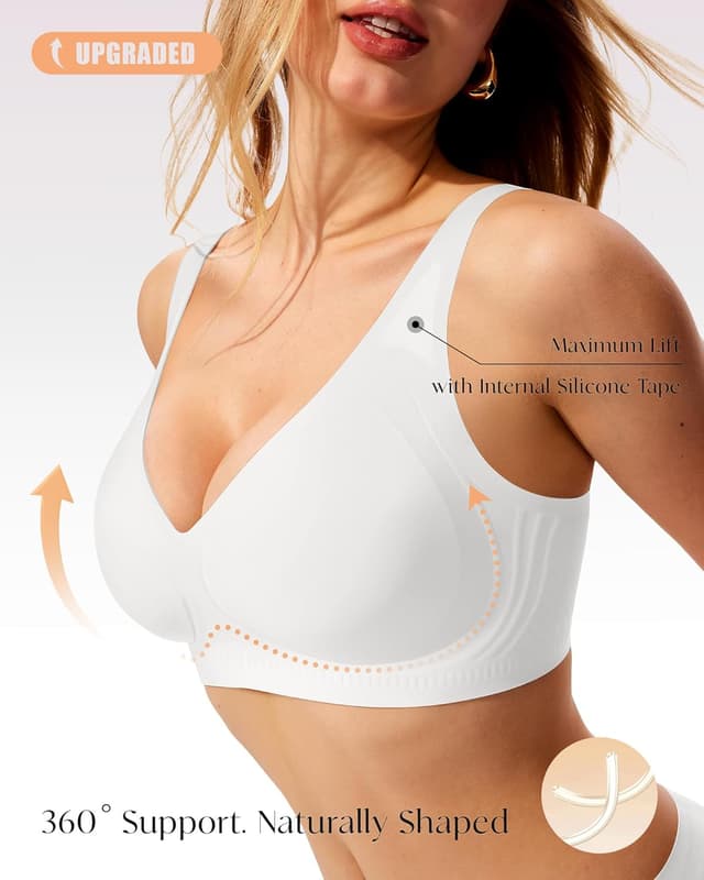 Detalle 2 de LetsJoli Jelly Bra 2026 wireless plunge
