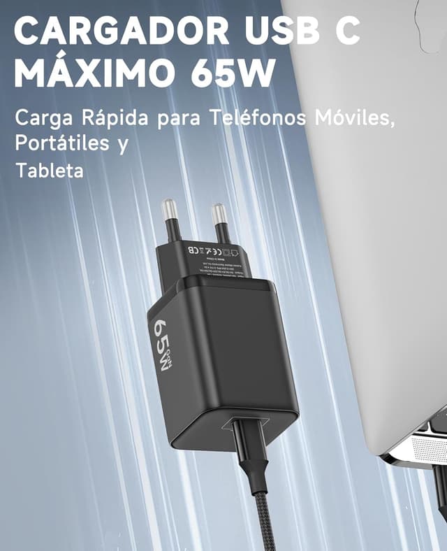 Thumbnail 2 de HYDOOD Cargador USB C 65W GaN II