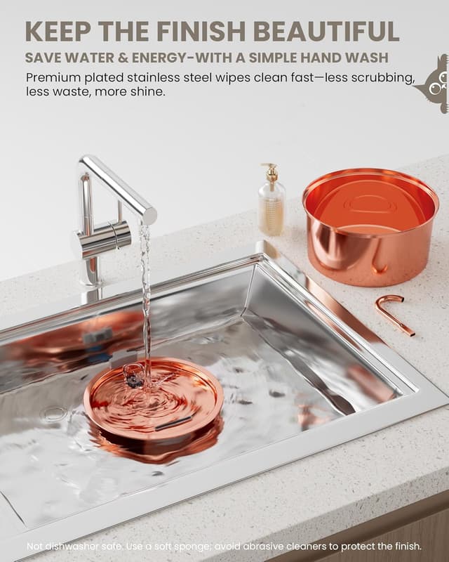 Detalle de Tomxcute Katzenbrunnen Edelstahl 3,2 L