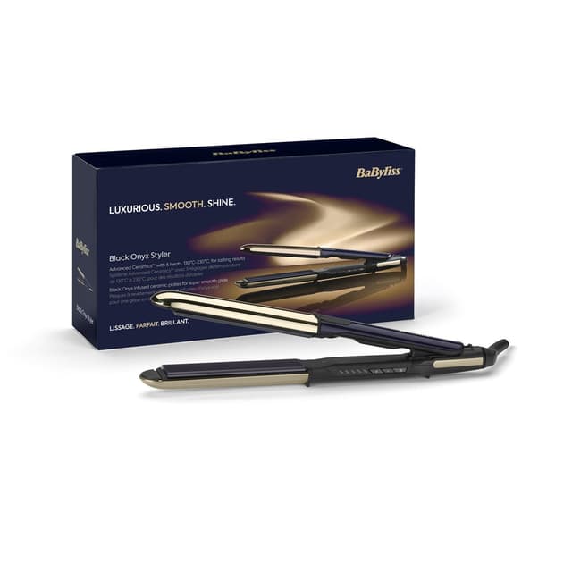 Detalle de Babyliss Black Onyx Plancha 5 ajustes 💇♀
