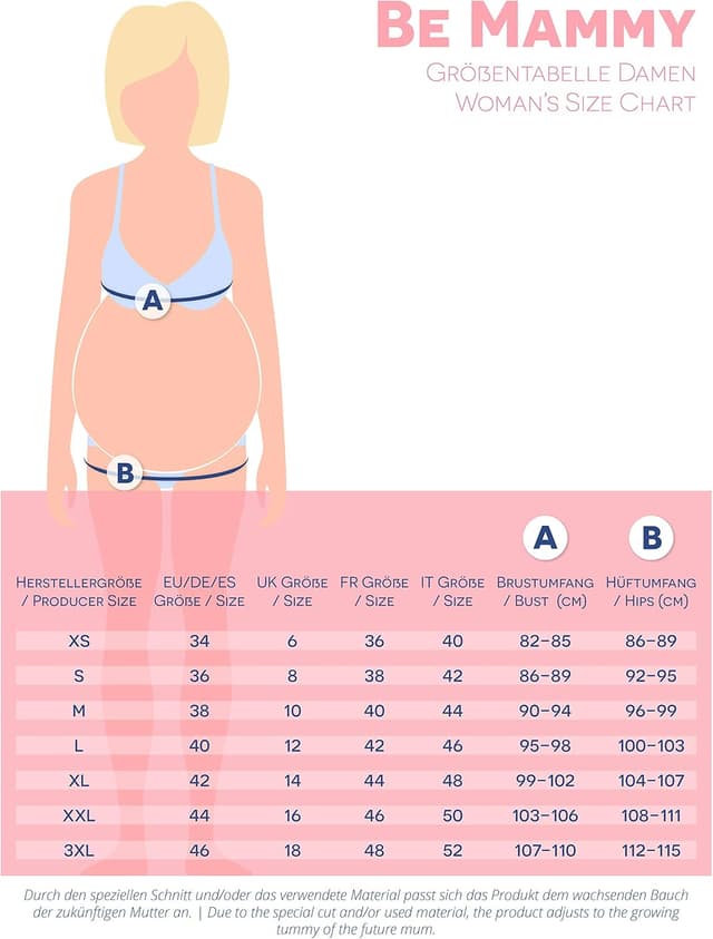 Thumbnail 5 de Be Mammy BE20-234 Leggings premaman corti