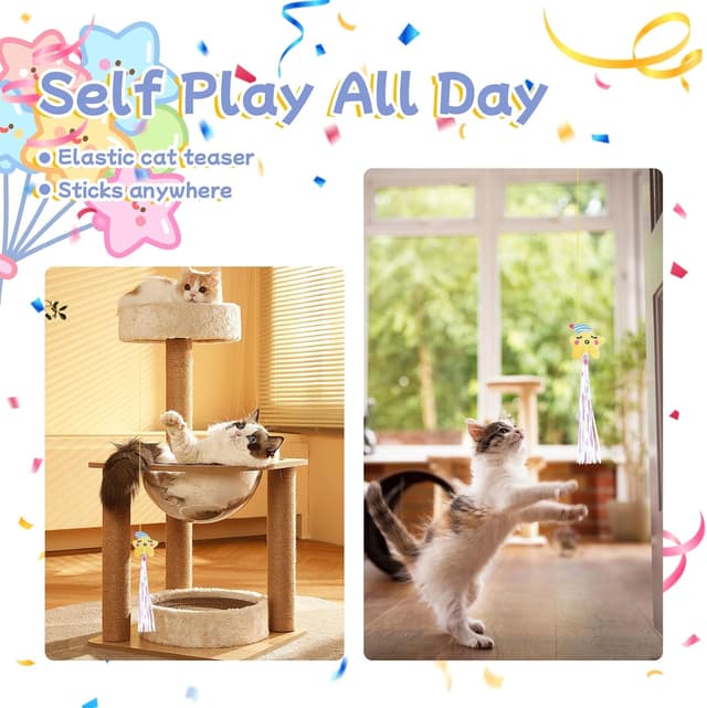 Thumbnail 3 de Cat Birthday Outfit Set for Cats