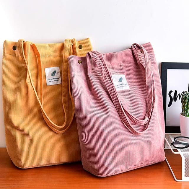 Detalle de Funtlend Umhängetasche Cord Tasche 40 x 35