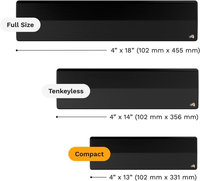 Thumbnail 3 de Glorious Onyx Repose-poignet 300×100×19 mm ⌨