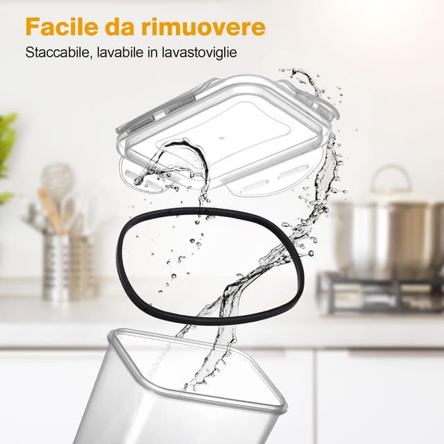 Detalle 1 de YASHE Contenitori Ermetici 16 pezzi