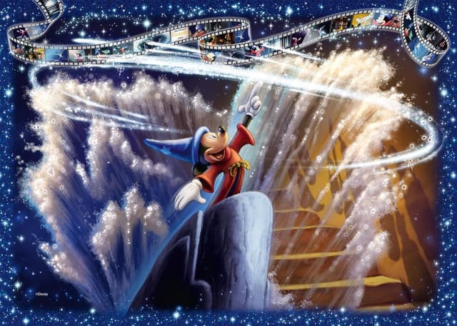 Detalle de Ravensburger Puzzle 1000 Pezzi Disney Fantasia (70 x 50 cm) per adulti +14 anni