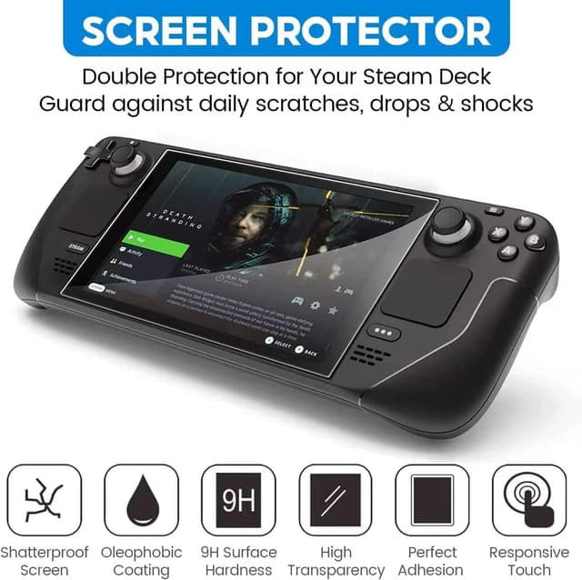 Detalle de Txtcu Steam Deck Screen Protector 7 Inch 3-pack