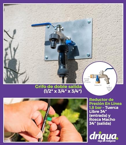 Detalle 1 de DRIQUA Kit de riego por goteo balcones