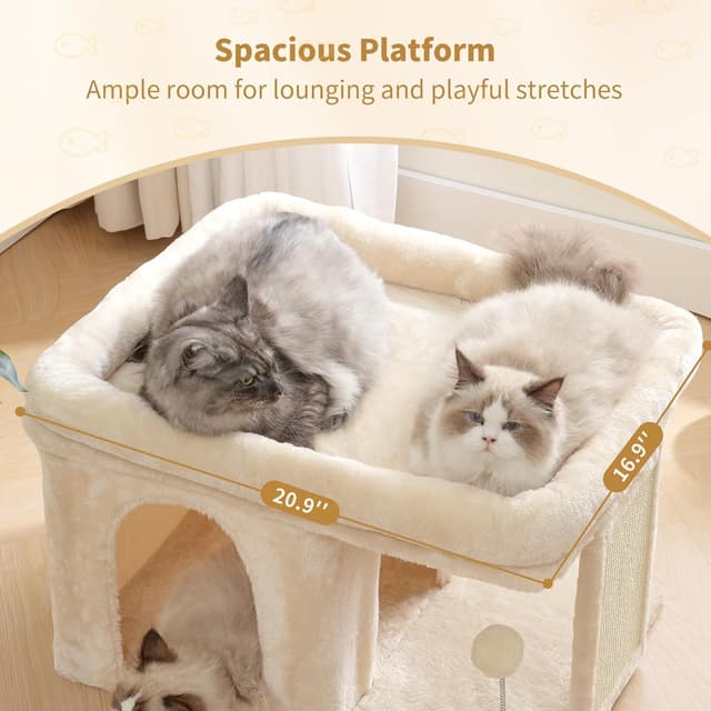 Thumbnail 2 de Heybly Kratzbaum 35 cm Vielseitiger Katzenbaum