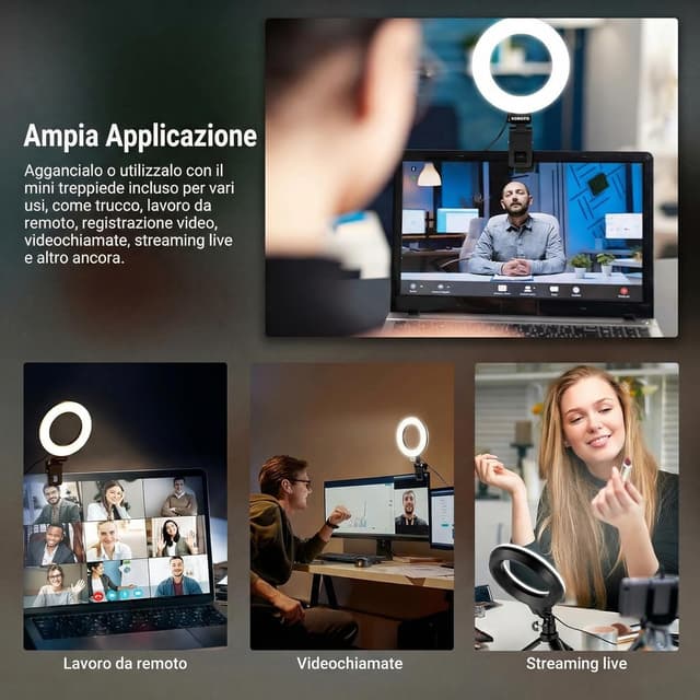 Detalle de NEEWER BR60 Ring Light 10W per Vlog