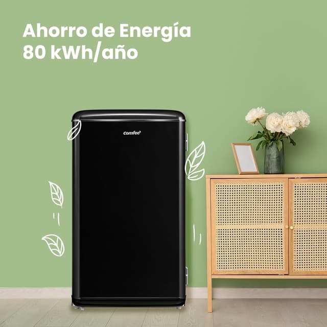 Detalle 1 de Comfee RCD93BL2EURT 93L refrigerador retro