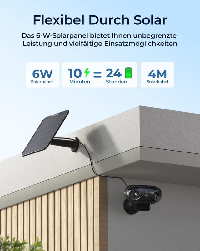Thumbnail 6 de Reolink 4K Solar Überwachungskamera Argus 4 Pro