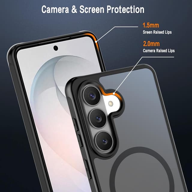 Thumbnail 6 de Natbok coque Galaxy S26 5G MagSafe Translucide Noir