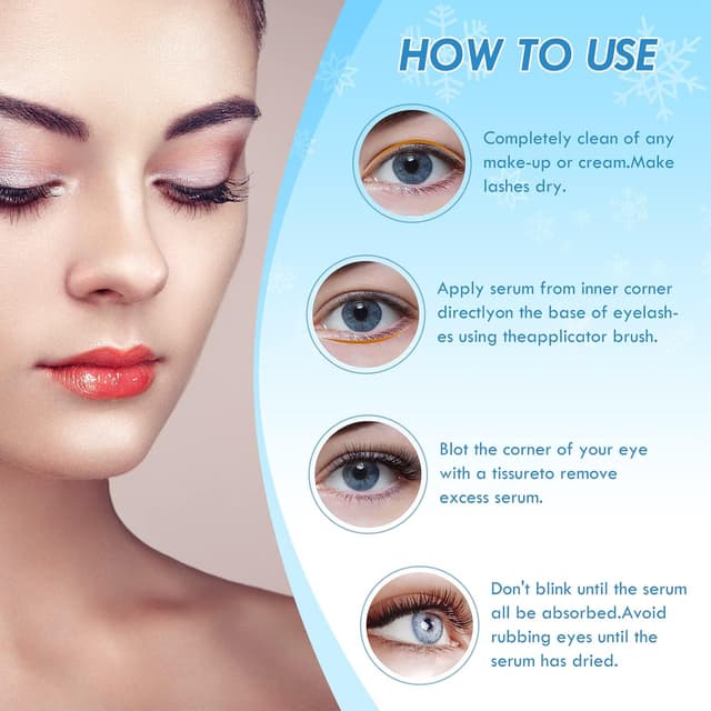 Detalle de Wimpernserum ohne Hormone (5 ml) – Lash- und Augenbrauenserum für längere, dichtere Wimpern