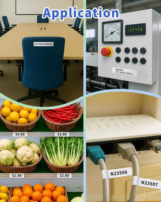 Thumbnail 6 de Oozmas TZe-241 18mm label tape 4 pack