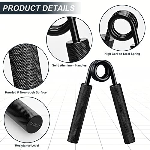 Thumbnail 3 de COVVY Fortalecedores de agarre 4 niveles