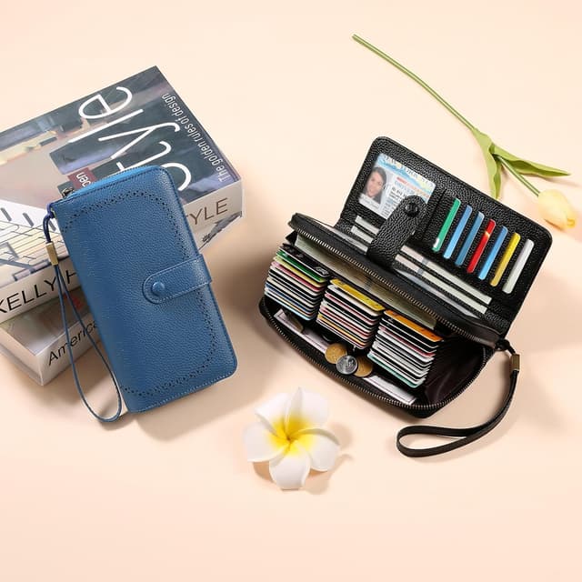 Thumbnail 6 de GAEKEAO RFID card holder wallet with 45 slots