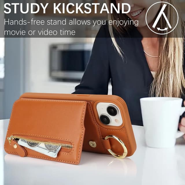 Detalle 1 de Zouzt iPhone 15 Plus wallet case 6.7in