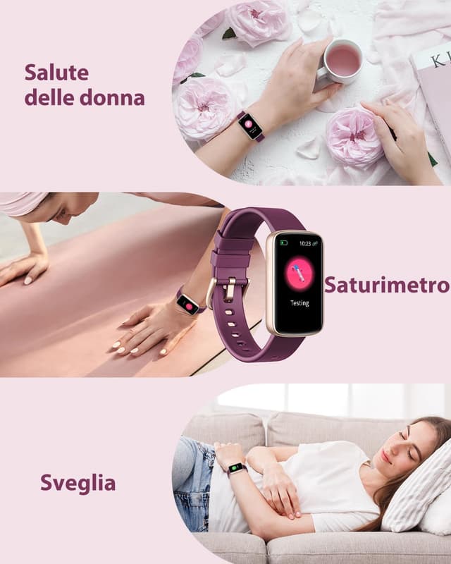 Detalle 1 de SHANG WING smartwatch donna smartwatch cardio