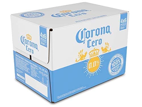 Detalle 2 de Corona Cero - Pack 24 Botellas 33cl, 0.0% Alcohol 🍻