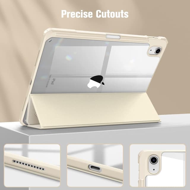 Thumbnail 6 de Fintie Hybrid Hülle für iPad 11 (A16) / iPad 10.9 (2022) mit Stifthalter – stoßfeste Schutzhülle Starlight