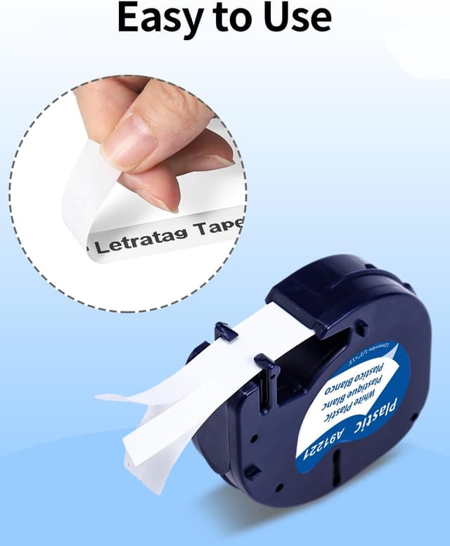 Thumbnail 3 de Nastro per Etichette Aken compatibile Dymo LetraTag 12mm