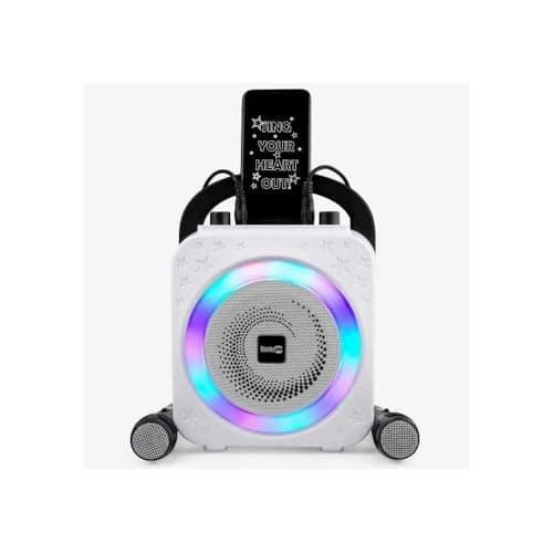 Thumbnail 3 de RockJam Karaoke Bluetooth Recargable 8W, 2 Micrófonos y Luces 🎤