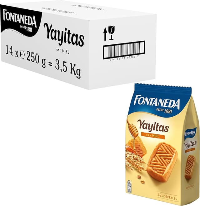 Imagen de Fontaneda Yayitas Galletas 14x250 g pack en OfertitasTOP