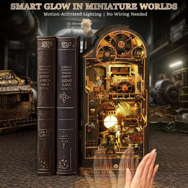 Thumbnail 2 de CRIOLPO Book Nook Kit DIY Miniaturhaus