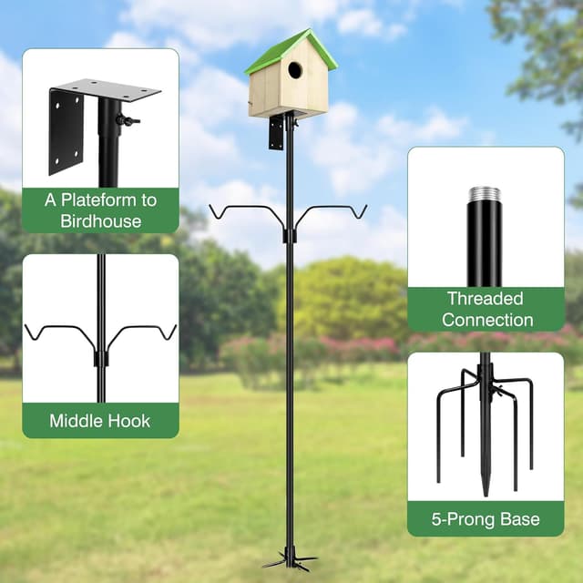 Thumbnail 2 de YINGYM 95 Inch Bird House Pole đŠ