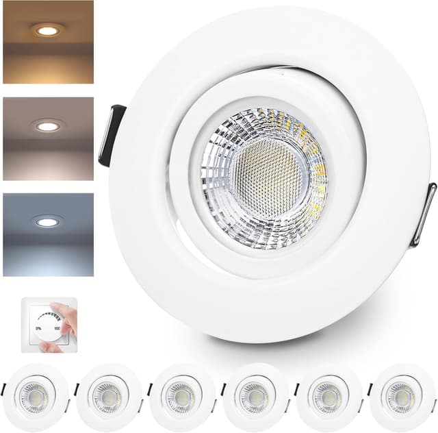 Detalle de LED Einbaustrahler 6 W dimmbar IP44