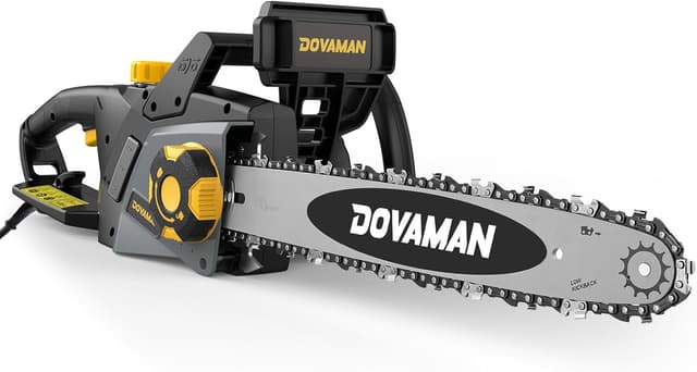 Detalle de DOVAMAN DCS01A 2400W electric chainsaw 16in