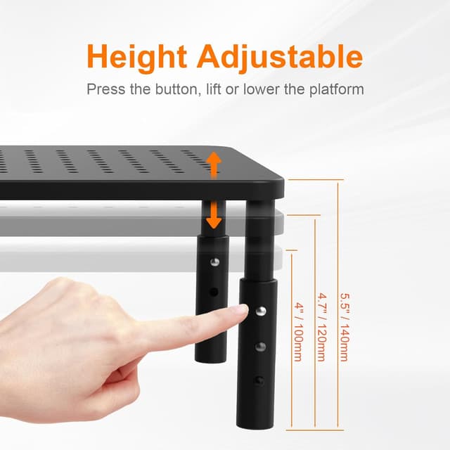 Thumbnail 3 de GRIFEMA GB1051 rialzo per monitor 20 kg