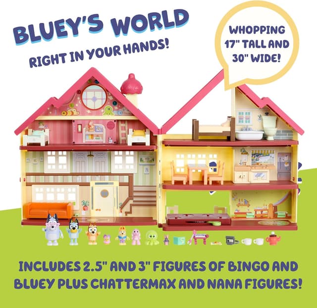 Thumbnail 2 de Bluey XL Playhouse 17 in Playset