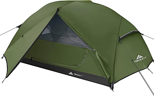 Detalle de Forceatt Camping Tent (2–3 Man) – PU3000mm waterproof, lightweight portable trekking & hiking shelter